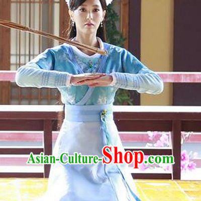 Traditional Ancient Chinese Imperial Lady Costume Complete Set, Chinese Han Dynasty Young Lady Dress, Cosplay Chinese Imperial Princess Clothing for Women