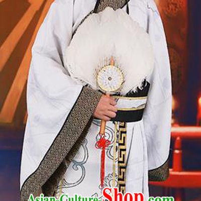 Traditional Ancient Chinese Imperial Minister Costume, Chinese Han Dynasty King Children Dress, Cosplay Chinese Imperial Majesty Embroidered Clothing for Kids