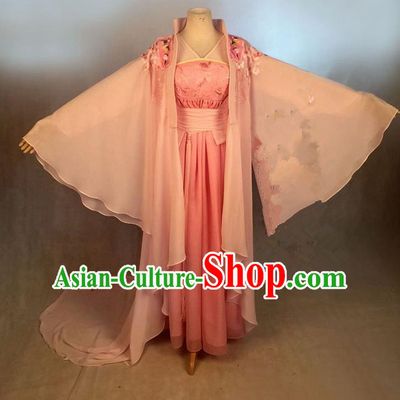 Traditional Ancient Chinese Imperial Emperess Costume, Chinese Han Dynasty Young Lady Dress, Cosplay Chinese Imperial Princess Embroidered Clothing Hanfu for Women