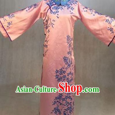 Traditional Ancient Chinese Imperial Emperess Costume, Chinese Qing Dynasty Manchu Lady Dress, Cosplay Chinese Manchu Minority Princess Embroidered Clothing for Women