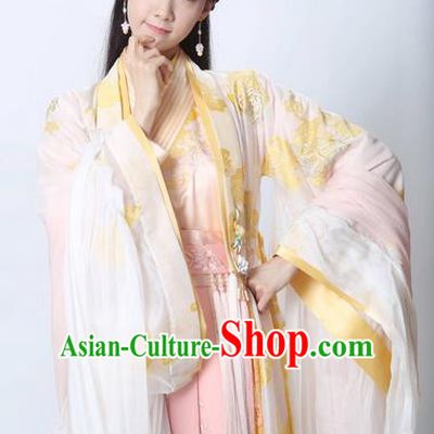Traditional Ancient Chinese Imperial Princess Costume, Chinese Han Dynasty Young Lady Dress, Cosplay Chinese Imperial Princess Embroidered Clothing Hanfu for Women