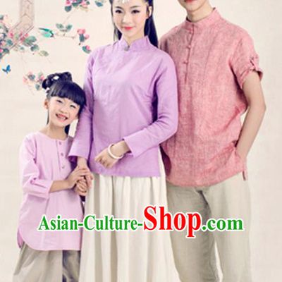 Traditional Ancient Chinese Family Costume Complete Set, Chinese Han Dynasty Parent-Child Pregnant Woman Dress, Cosplay Chinese Family Portrait Clothing Hanfu for Women for Men for Children