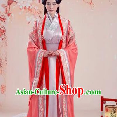 Traditional Ancient Chinese Imperial Emperess Costume, Chinese Han Dynasty Lady Dress, Cosplay Chinese Imperial Princess Embroidered Clothing Hanfu for Women
