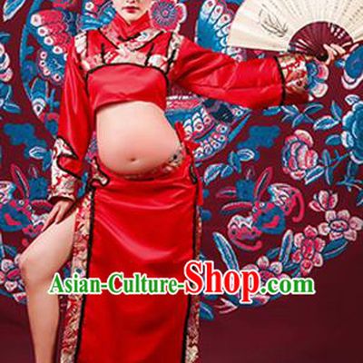 Traditional Ancient Chinese Peking Opera Costume, Chinese Han Dynasty Dance Dress, Cosplay Chinese Peri Imperial Empress Clothing for Pregnant Women