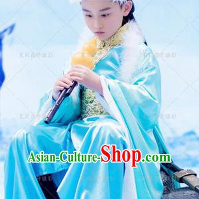 Traditional Ancient Chinese Imperial Boys Costume, Chinese Han Dynasty Children Dress, Cosplay Chinese Prince Clothing Hanfu for Kids