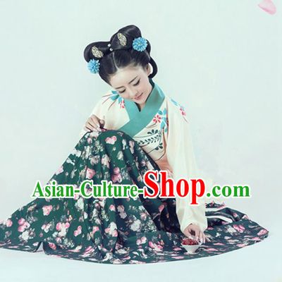 Traditional Ancient Chinese Imperial Emperess Costume, Chinese Han Dynasty Lady Dress, Cosplay Chinese Imperial Princess Clothing Hanfu for Women