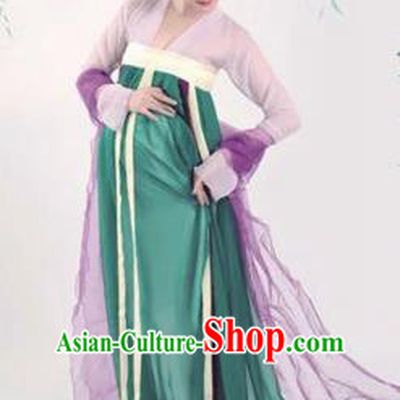 Traditional Ancient Chinese Imperial Emperess Costume, Chinese Han Dynasty Dress, Cosplay Fairy Tale Chinese Peri Imperial Princess Clothing for Pregnant Women