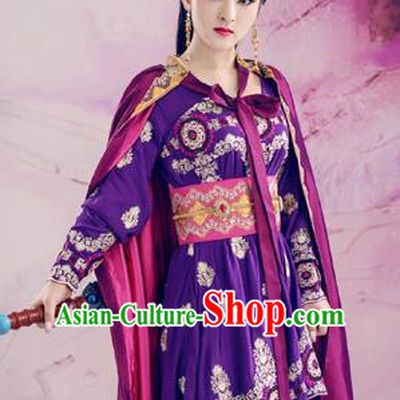 Traditional Ancient Chinese Imperial Princess Costume, Chinese Magic Dance Dress, Chinese Peri Magic Princess Hanfu Clothing for Women