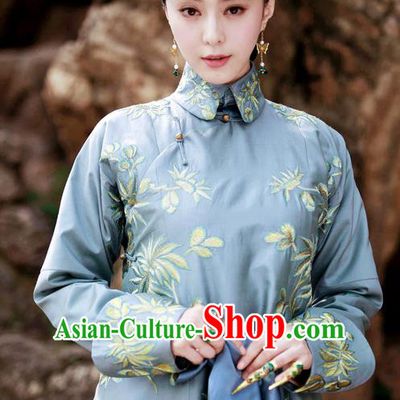 Traditional Ancient Chinese Imperial Emperess Costume, Chinese Qing Dynasty Manchu Palace Lady Dress, Cosplay Chinese Manchu Minority Princess Embroidered Clothing for Women