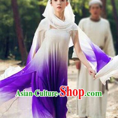 Traditional Ancient Chinese Swordswoman Costume, Chinese Han Dynasty Fairy Dress, Cosplay Game Character Chinese Peri Clothing for Women