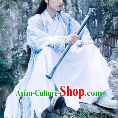 Traditional Chinese Ancient Costumes Ancient Chinese Cosplay Swordsman Knight Costume for Men