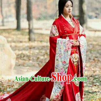 Traditional Ancient Chinese Imperial Emperess Costume, Chinese Han Dynasty Consort Wedding Dress, Cosplay Chinese Princess Consort Clothing White Hanfu for Women