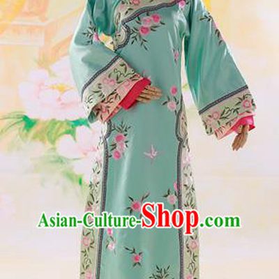 Traditional Ancient Chinese Imperial Consort Costume, Chinese Qing Dynasty Manchu Emperess Dress, Cosplay Chinese Mandchous Imperial Concubine Purple Embroidered Clothing for Women