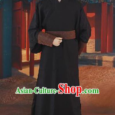 Traditional Ancient Chinese Male Costume, Chinese Han Dynasty Warrior Dress, Cosplay Chinese Hanfu Clothing for Men
