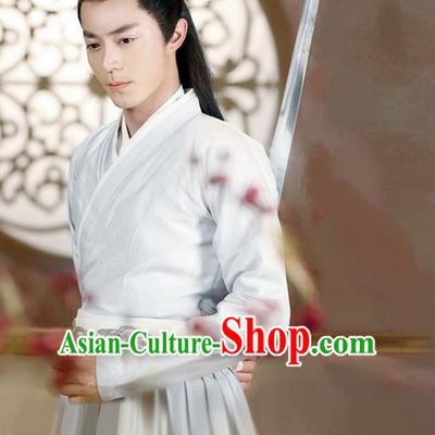 Traditional Chinese Ancient Costumes Ancient Chinese Cosplay Swordsman Knight Martial Arts Costume for Men