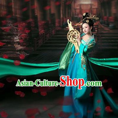 Traditional Ancient Chinese Imperial Emperess Costume, Chinese Tang Dynasty Fairy Dress, Chinese Imperial Consort Embroidered Clothing for Women