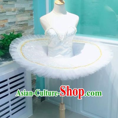 Traditional Modern Dancing Compere Costume, Women Opening Classic Chorus Singing Group Dance Dress, Modern Dance Classic Ballet Dance Veil Dress for Women