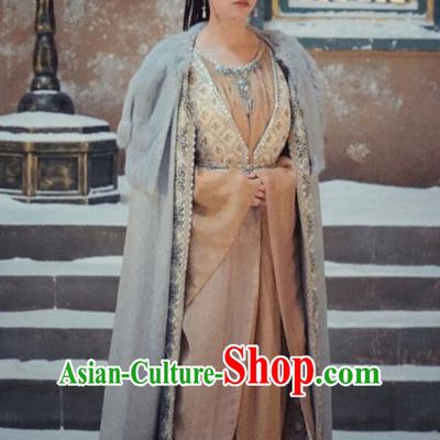 Traditional Ancient Chinese Imperial Empress Costume, Elegant Hanfu Palace Queen Dress, Chinese Tang Dynasty Imperial Princess Tailing Clothing for Women