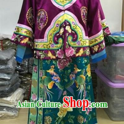 Chinese TV Drama Zhen Huan Legend Empress Embroidered Dress Clothes for Women