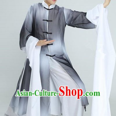 Traditional Chinese Ancient Costume, Folk Dance Kung fu Uniforms, Classic Dance Martial Art Elegant Clothing for Men