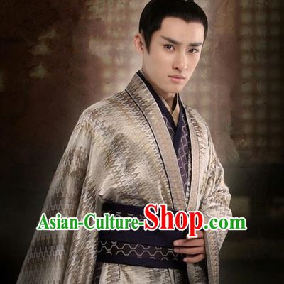 Traditional Ancient Chinese Nobility Childe Costume, Elegant Hanfu Western Wei Dynasty Prince Clothing, Chinese Northern Dynasties Aristocratic Prince Embroidered Clothing for Men