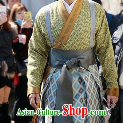Traditional Ancient Chinese Nobility Childe Costume, Elegant Hanfu Western Wei Dynasty Swordsman Clothing, Chinese Northern Dynasties Youxia Clothing for Men