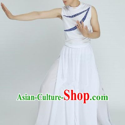 Modern Dancing Compere Costume, Male Opening Classic Dance Clothing, Modern Dance Classic Latin Dance Dress for Men
