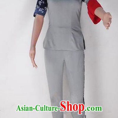 Traditional Modern Dancing Costume, Female Opening Classic Chorus Singing Group Dance Dress Eighth Route Army Performance Dancewear, Modern Dance Dress Classic Latin Dance Elegant Clothing for Women