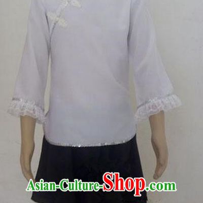 Traditional Modern Dancing Costume, Children Opening Classic Chorus Singing Group Dance Dress Performance Dancewear, Modern Dance Dress Classic Ballet Dance Elegant Clothing for Kids