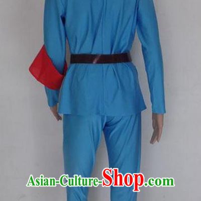 Traditional Modern Dancing Costume, Opening Classic Chorus Singing Group Dance Dress Red Detachment of Women Dancewear, Modern Dance Dress Classic Ballet Dance Elegant Clothing for Women