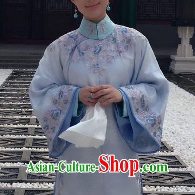 Traditional Ancient Chinese Imperial Princess Costume, Chinese Qing Dynasty Manchu Palace Lady Dress, Chinese Legend of Dragon Ball Mandarin Fermale Robes, Ancient China Imperial Concubine Embroidered Clothing for Women