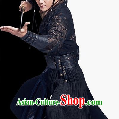 Traditional Ancient Chinese Imperial Bodyguard Costume, Chinese Tang Dynasty Nobility Childe Dress, Chinese Television Drama Detective Samoyeds Ancient General Armour Robes Clothing for Men