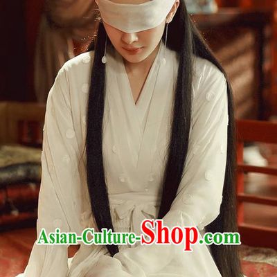 Traditional Ancient Chinese Elegant Costume, Chinese Han Dynasty Young Lady Dress, Cosplay Ten Great III of Peach Blossom Fairy Tale Chinese Peri Imperial Princess Hanfu Clothing for Women