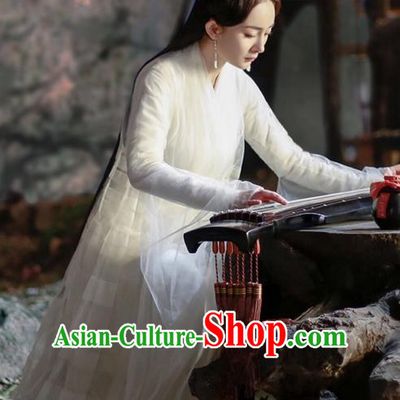 Traditional Ancient Chinese Elegant Costume, Chinese Han Dynasty Young Lady Dress, Cosplay Ten Great III of Peach Blossom Fairy Chinese Peri Imperial Princess Hanfu Clothing for Women