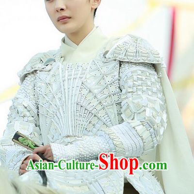 Traditional Ancient Chinese Female General Costume, Elegant Hanfu Armour Dress, Han Dynasty Swordsman Clothing, China Soldiers Corselet Clothing for Women