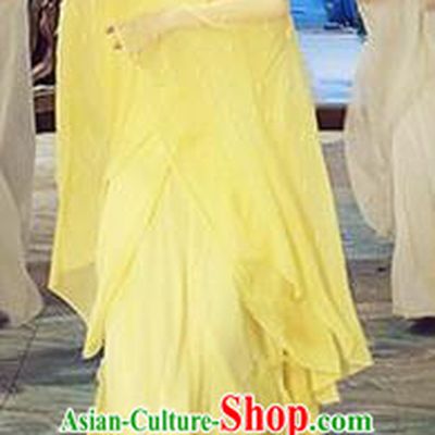 Traditional Chinese Ancient Fairy Costume, Elegant Hanfu Imperial Princess Dance Dress, China Han Dynasty Palace Princess Tailing Embroidered Clothing for Women