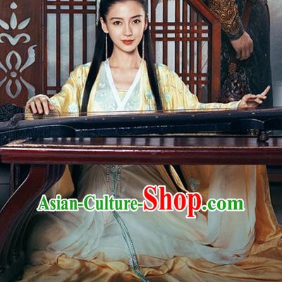 Traditional Ancient Chinese Female Swordsman Costume, Chinese Warring States Period Imperial Princess Fairy Elegant Dress, Cosplay Imperial Consort Chinese Nobility Hanfu Tailing Clothing for Women