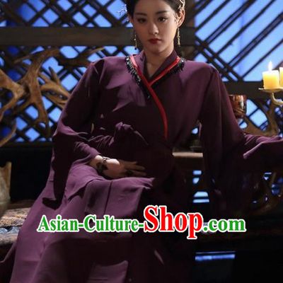 Traditional Chinese Ancient Fairy Palace Lady Costume, Elegant Hanfu Imperial Princess Dress, China Cosplay Imperial Empress Inferno Queen Clothing for Women