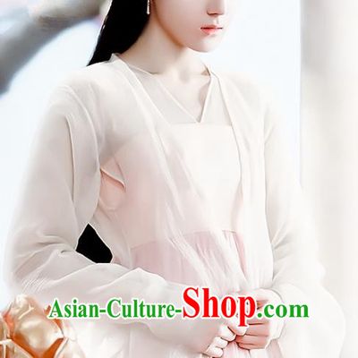 Traditional Chinese Ancient Han Dynasty Fairy Costume, Hanfu Imperial Princess Goddess Dress, China Cosplay Teleplay Ten great III of peach blossom Role Feng jiu Palace Princess Elegant Clothing for Women