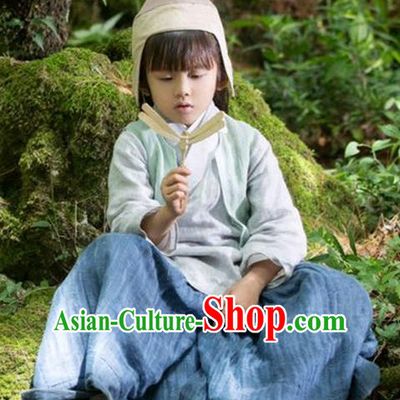 Traditional Ancient Chinese Nobility Childe Children Costume, Elegant Hanfu Lordling Dress, Cosplay Chinese Han Dynasty Little Scholar Clothing for Kids