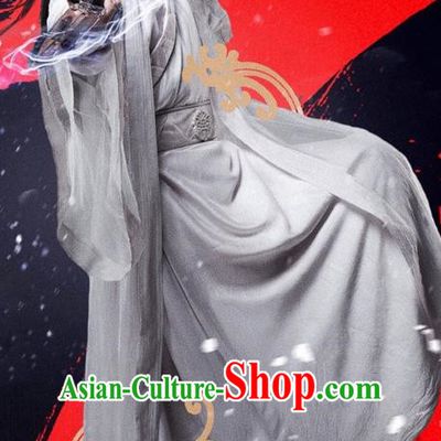 Traditional Ancient Chinese Elegant Swordsman Costume, Chinese Jiang hu Disciple Dress, Cosplay Chinese Television Drama Jade Dynasty Qing Yun Faction Young Justice Hanfu Clothing for Men
