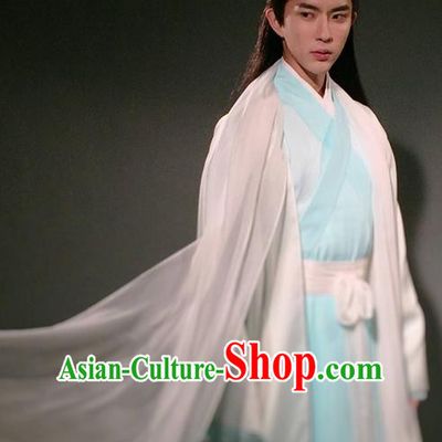 Traditional Chinese Ancient Nobility Childe Costumes, Ancient Chinese Cosplay Teleplay Ten great III of peach blossom Role Swordsmen Roayl Prince Costume Complete Set for Men