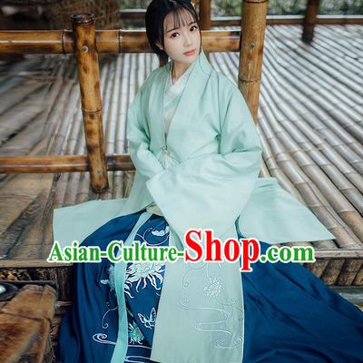 Traditional Ancient Chinese Young Lady Elegant Costume Embroidered Epiphyllum Wide Sleeve Cardigan, Elegant Hanfu Clothing Chinese Ming Dynasty Imperial Princess Clothing for Women