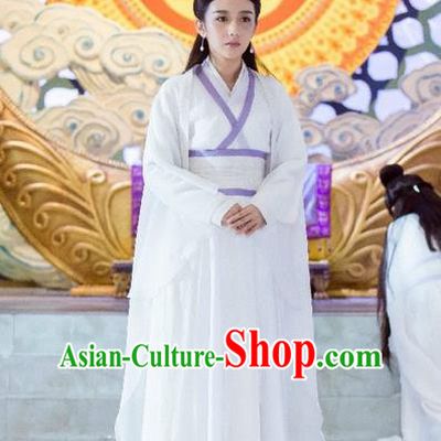 Traditional Ancient Chinese Chivalrous Swordswoman Costume, Chinese Ming Dynasty Chivalrous Woman Dress, Cosplay Chinese Television Drama Flying Daggers Princess Hanfu Clothing for Women