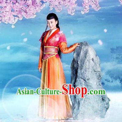 Traditional Ancient Chinese Chivalrous Swordswoman Costume, Chinese Ming Dynasty Palace Woman Dress, Cosplay Chinese Television Drama Flying Daggers Princess Hanfu Clothing for Women