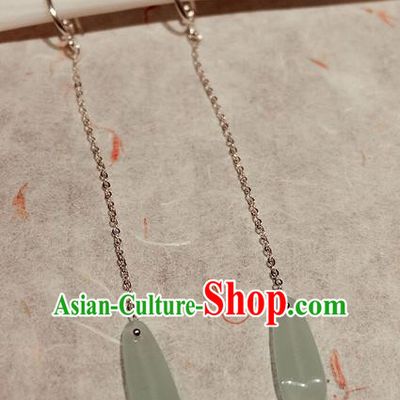 Traditional Handmade Chinese Ancient Classical Accessories, Chinese Eardrop Long Tassel Jewellery Earrings Hanfu Earbob for Women