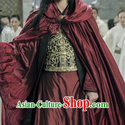 Traditional Ancient Chinese Elegant Swordsman Costume, Chinese Ancient Nobility Warrior General Corselet Dress, Cosplay Chinese Emprise Film Sword Master Chivalrous Expert Chinese Ming Dynasty Kawaler Hanfu Clothing for Men