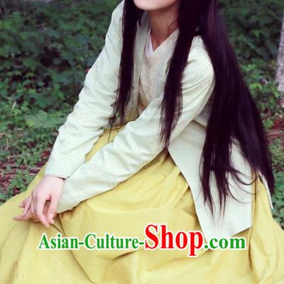 Traditional Ancient Chinese Elegant Female Swordsman Costume, Chinese Ancient Heroine Dress, Cosplay Chinese Emprise Film Sword Master Chivalrous Expert Chinese Ming Dynasty Kawaler Hanfu Clothing for Women