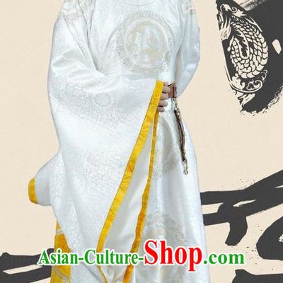 Traditional Ancient Chinese Elegant Prince Costume and Handmade Headpiece Complete Set, Chinese Television Drama Concubine Meng Comes Across Dandies Robes Chinese Tang Dynasty Imperial Childe Clothing for Men