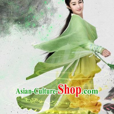 Traditional Ancient Chinese Aristocratic Young Lady Costume and Handmade Headpiece Complete Set, Chinese Ming Dynasty Female Suit, Cosplay Chinese Television Swords of Legends Princess Hanfu Clothing for Women